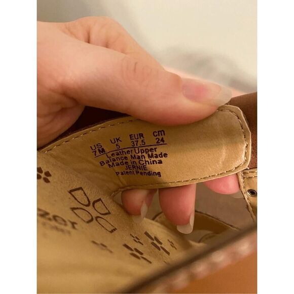 Naturalizer N5 comfort sandals size 7 brown leather shoes womens - Picture 5 of 6